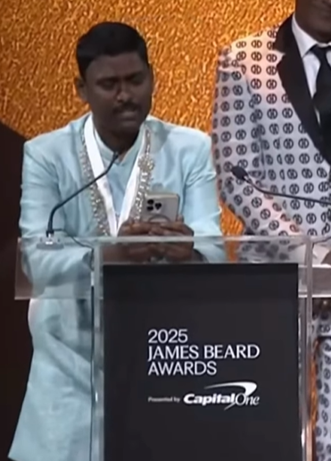 Chef Vijaya Kumar of Semma has won the James Beard Award