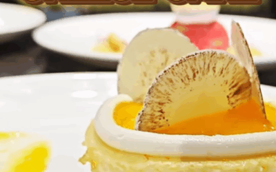 Baked Cheesecake and Rich Wattalappam