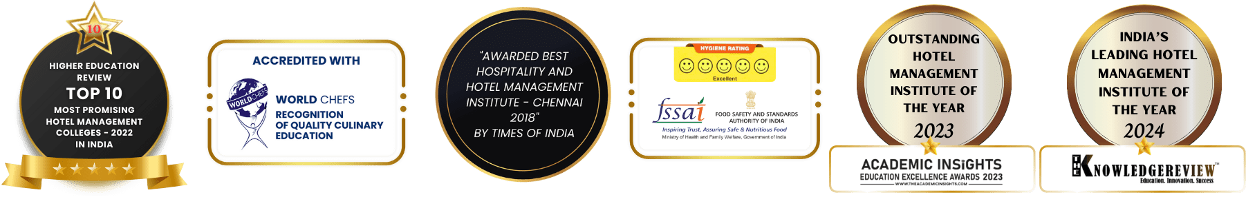 awards in home page