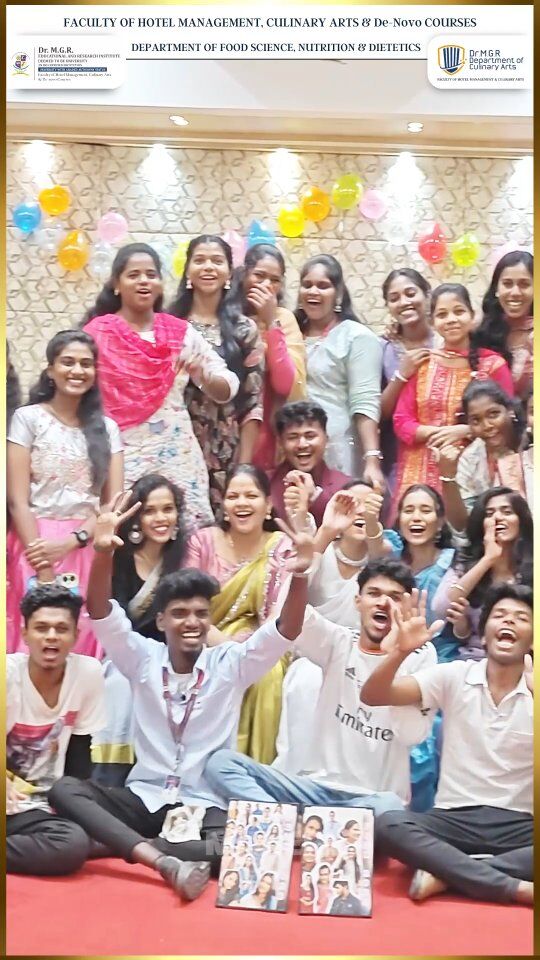Farewell Party! The Class of 2022-2025, Food Science, Nutrition & Dietetics bid adieu in style! With dance, cake, song, and DJ vibes, our seniors left with memories to cherish. The juniors presented them with thoughtful gifts and warm wishes for a bright future

#mgreri #drmgrihmindia #FoodScience #nutrition #dietetics #farewell #farewellparty #trendingsongs